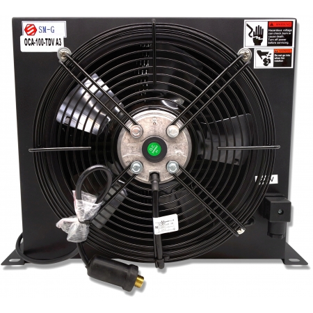Chłodnica oleju hydraulicznego 100L/min AC 230V